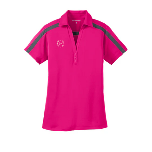 Port Authority® Women's Silk Touch™ Performance Colorblock Stripe Polo, Printed