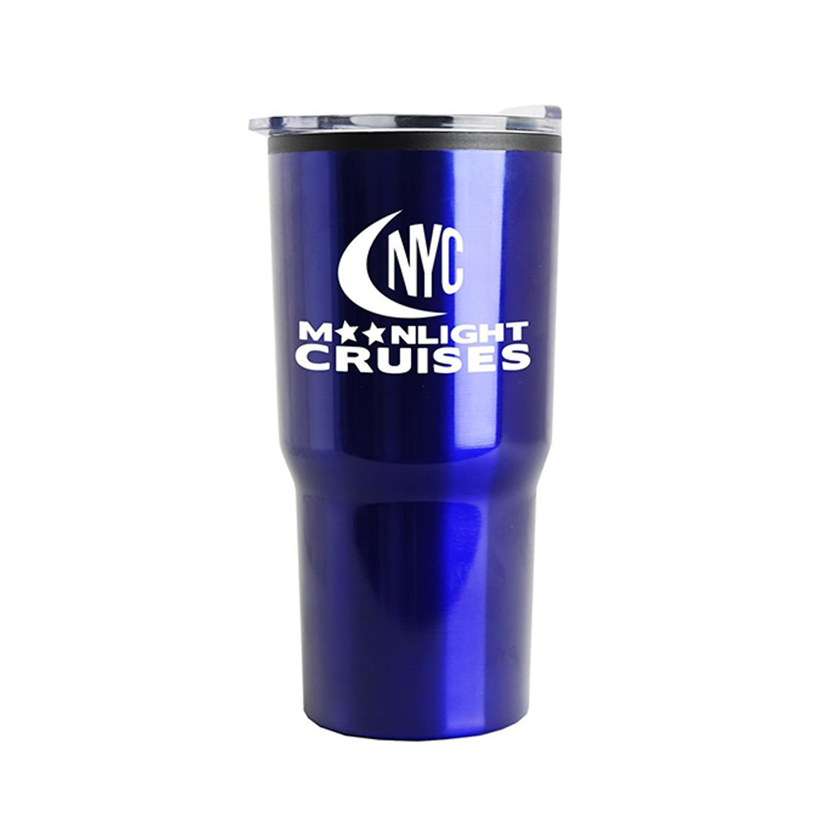 The Carova 18 oz. Stainless Steel Shell Auto Tumbler, Screen Print