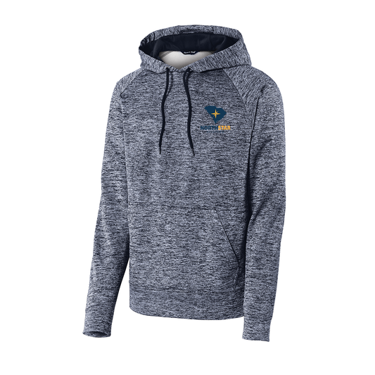 Sport-Tek® PosiCharge® Electric Heather Fleece Hooded Pullover, Printed