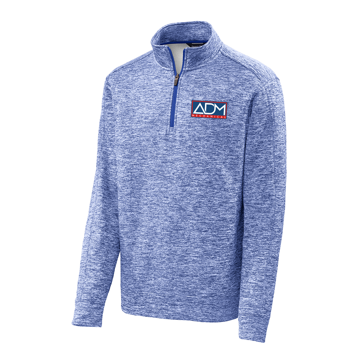 Sport-Tek® PosiCharge® Electric Heather Fleece 1/4-Zip Pullover, Full Color