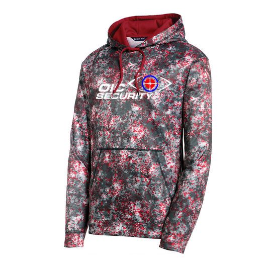 Sport-Tek® Sport-Wick® Mineral Freeze Fleece Hooded Pullover, Full Color