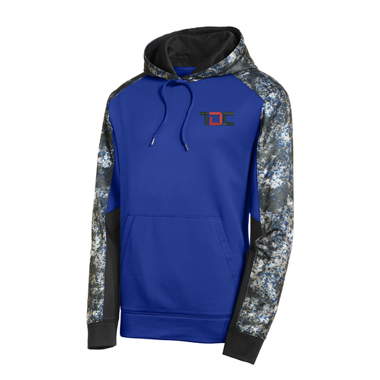 Sport-Tek® Sport-Wick® Mineral Freeze Fleece Colorblock Hooded Pullover