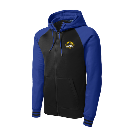 Sport-Tek® Sport-Wick® Varsity Fleece Full-Zip Hooded Jacket, Full Color