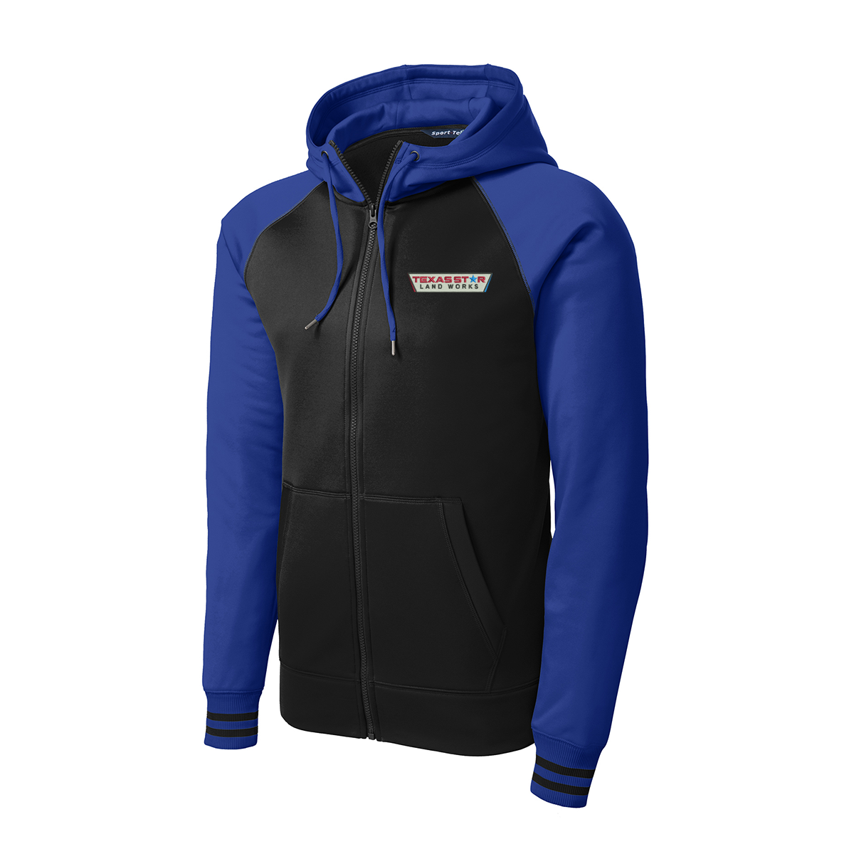 Sport-Tek® Sport-Wick® Varsity Fleece Full-Zip Hooded Jacket