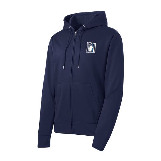 Sport-Tek® Sport-Wick® Fleece Full-Zip Hooded Jacket, Printed