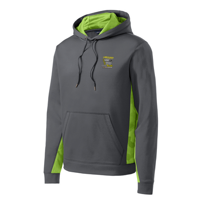 Sport-Tek® Sport-Wick® CamoHex Fleece Colorblock Hooded Pullover, Full Color