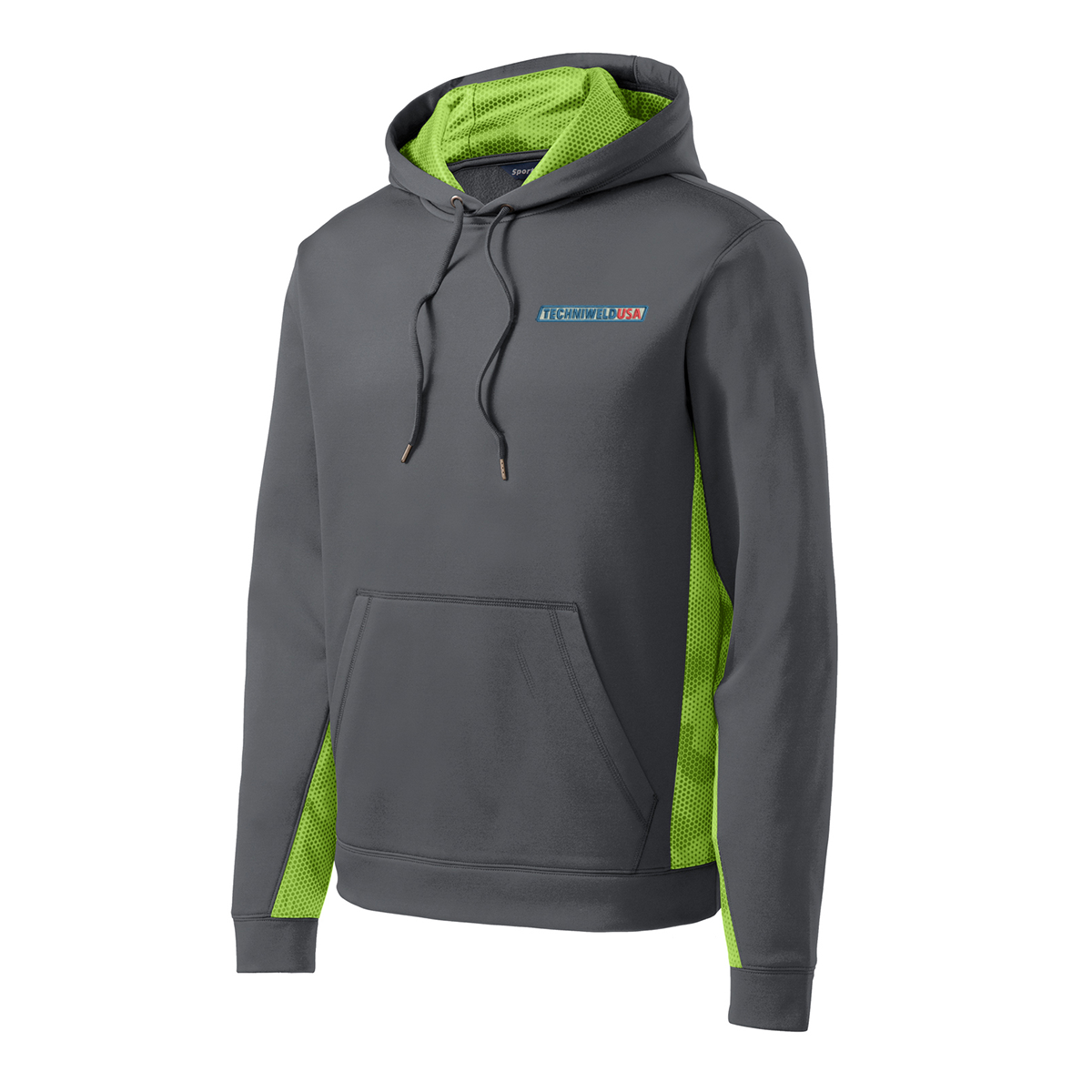 Sport-Tek® Sport-Wick® CamoHex Fleece Colorblock Hooded Pullover
