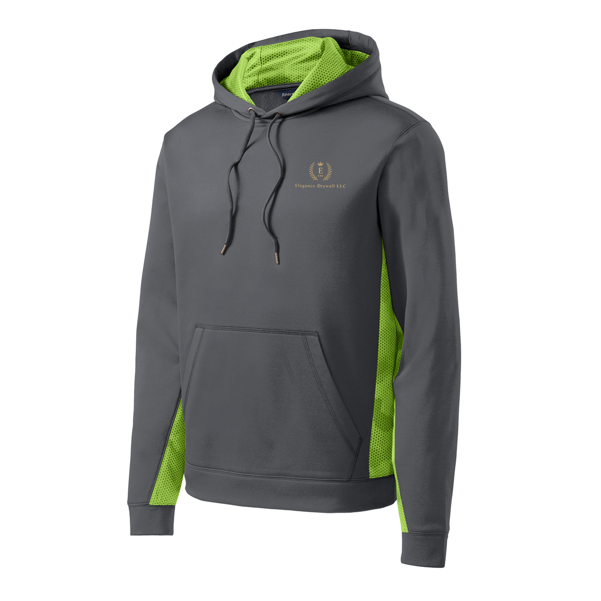 Sport-Tek® Sport-Wick® CamoHex Fleece Colorblock Hooded Pullover, Printed