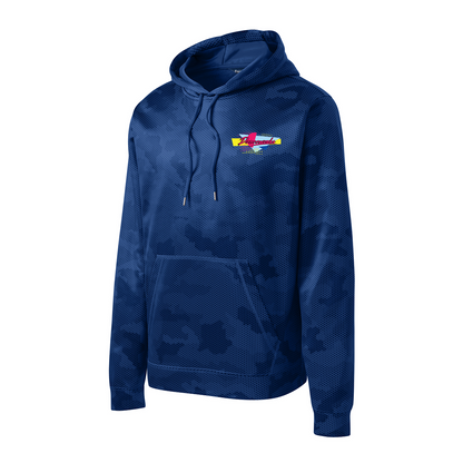 Sport-Tek® Sport-Wick® CamoHex Fleece Hooded Pullover, Full Color