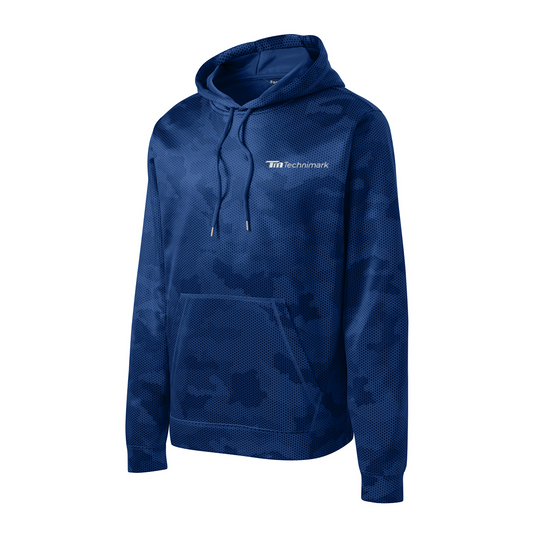 Sport-Tek® Sport-Wick® CamoHex Fleece Hooded Pullover
