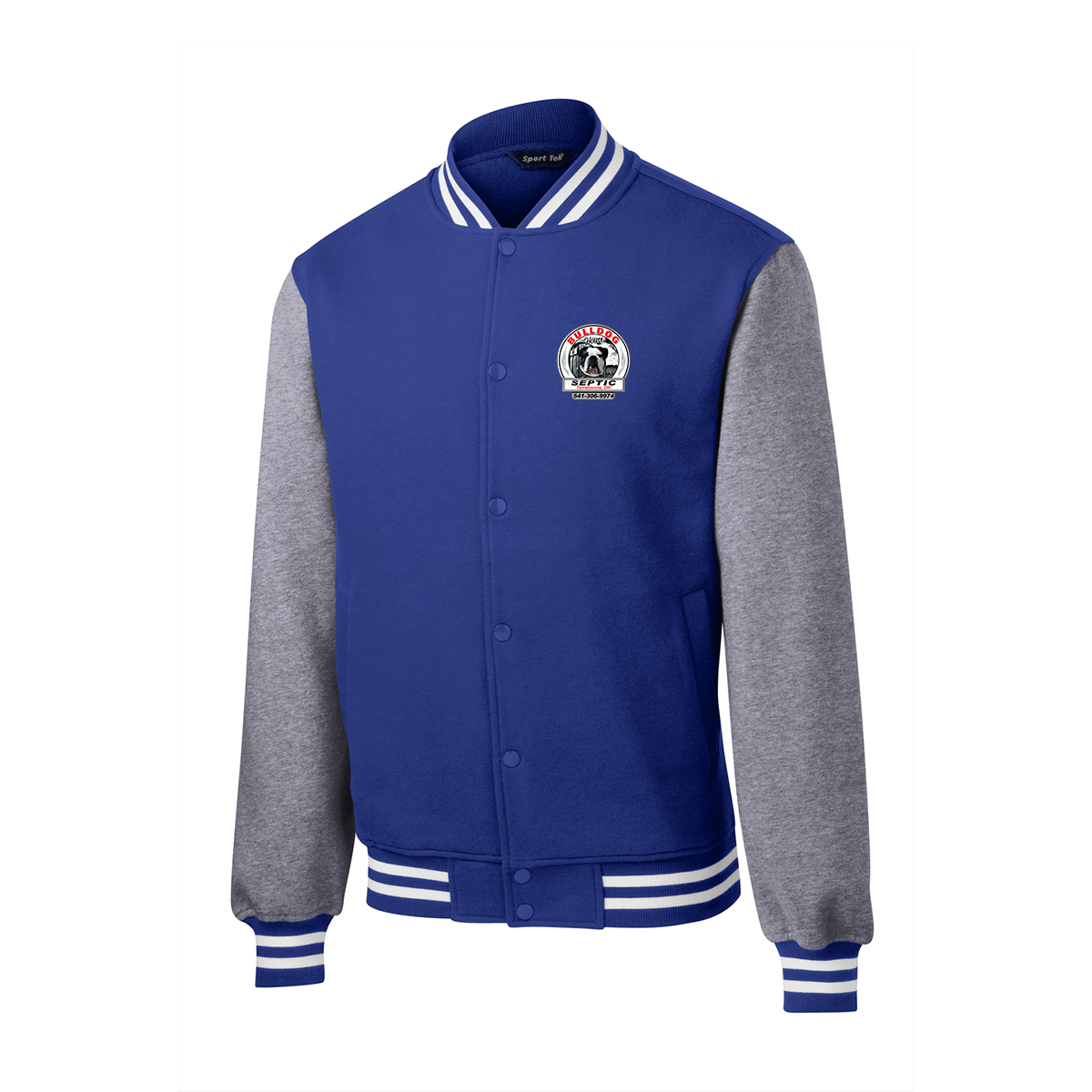 Sport-Tek® Fleece Letterman Jacket, Full Color