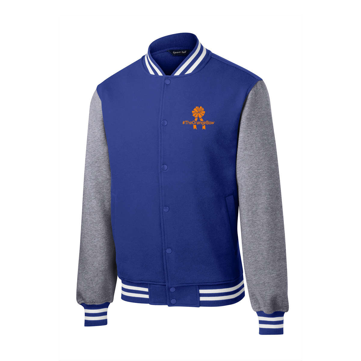 Sport-Tek® Fleece Letterman Jacket, Printed