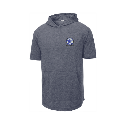 Sport-Tek ® PosiCharge ® Tri-Blend Wicking Short Sleeve Hoodie