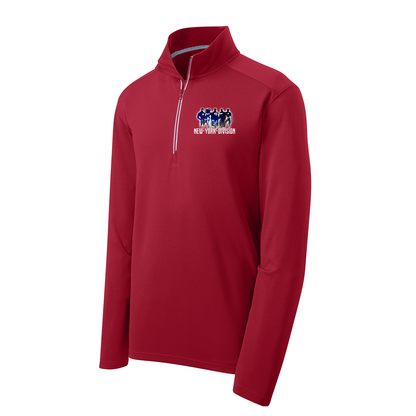 Sport-Tek® Sport-Wick® Textured 1/4-Zip Pullover, Full Color