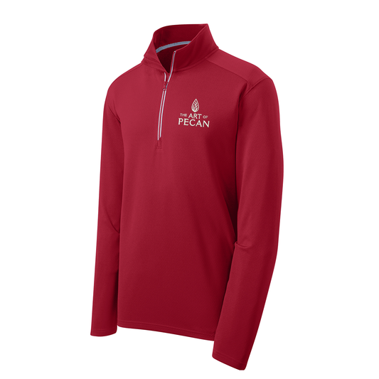 Sport-Tek® Sport-Wick® Textured 1/4-Zip Pullover