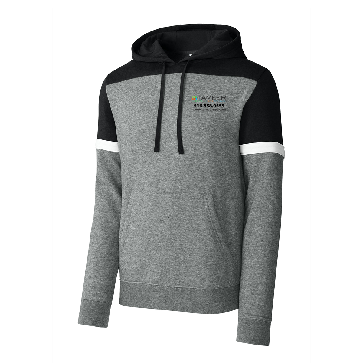 Sport-Tek® Drive Fleece Colorblock Hoodie, Full Color