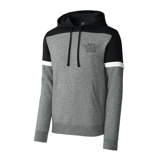 Sport-Tek® Drive Fleece Colorblock Hoodie, Printed