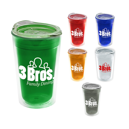 14 oz. Transparent Tumbler, Screen Print