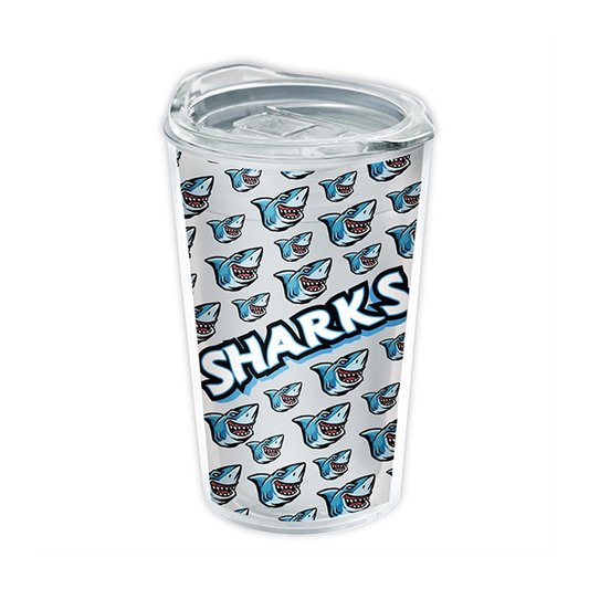 The Vision  14 oz. Transparent Sentinel Tumbler with Clear Full Color insert, Full Color