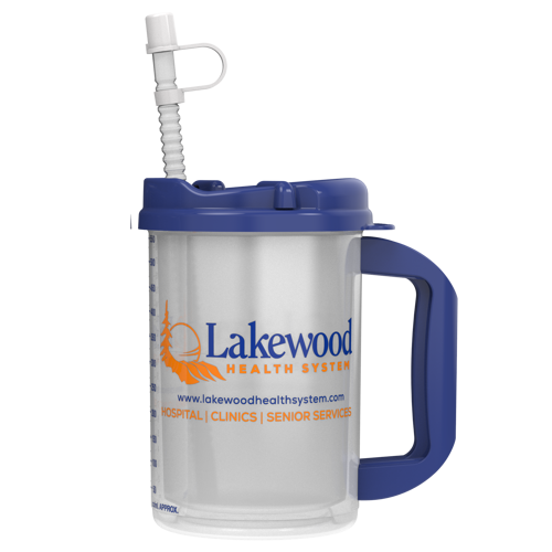 20 oz Thermo Mug with Lid and Straw