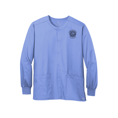 Wink® Unisex WorkFlex Snap-Front Scrub Jacket, Full Color