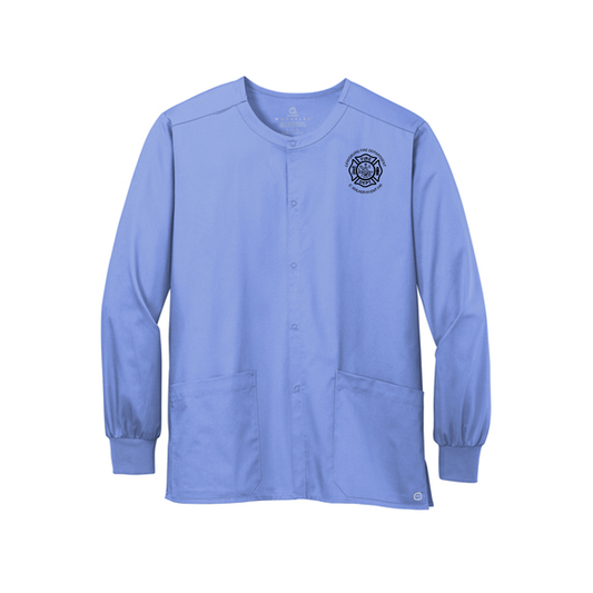 Wink® Unisex WorkFlex Snap-Front Scrub Jacket, Full Color