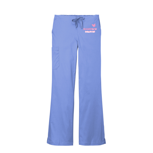 Wink® Women’s WorkFlex™ Flare Leg Cargo Pant, Screen Print