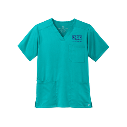 Wink® Men's Premiere Flex™ V-Neck Top, Screen Print