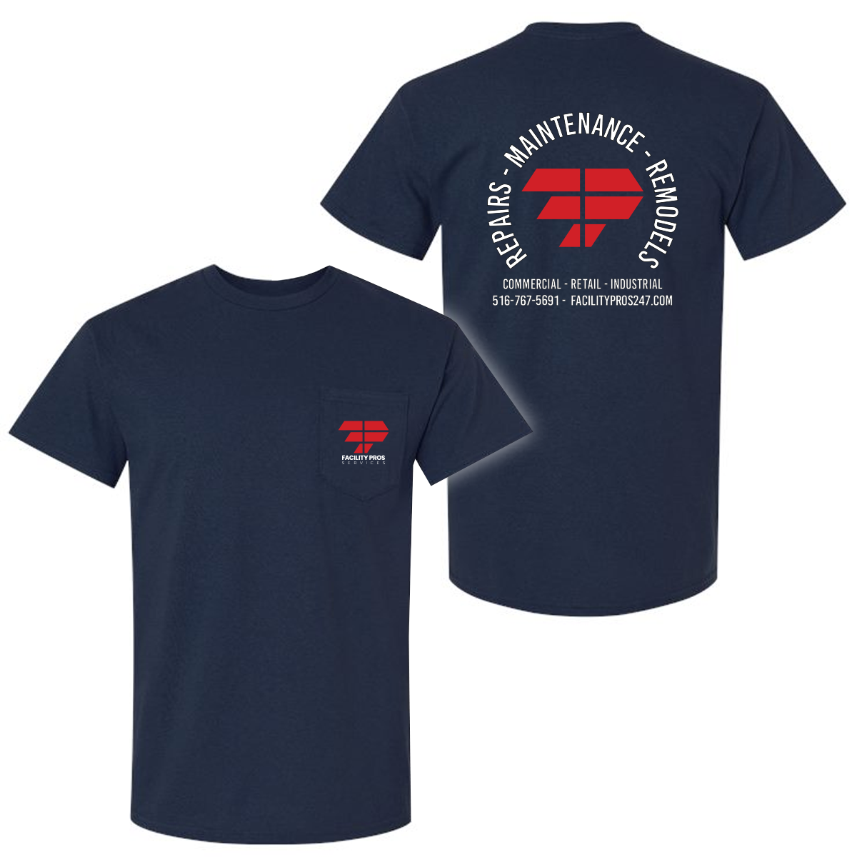 Custom Pocket T-Shirt - Wholesale Special