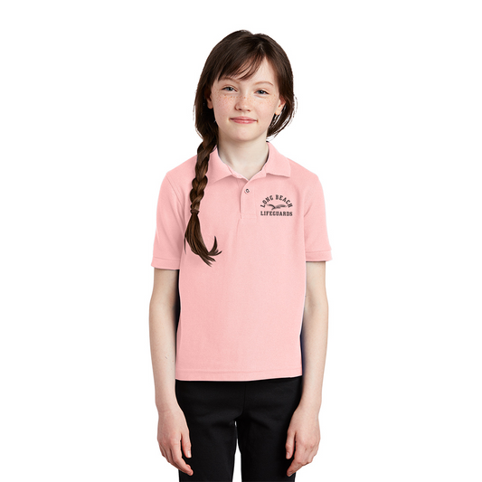 Port Authority Youth Silk Touch Polo, Printed