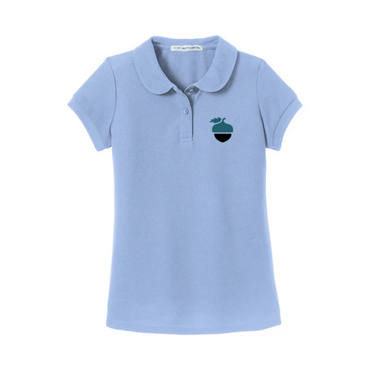 Port Authority® Girls Silk Touch™ Peter Pan Collar Polo, Full Color