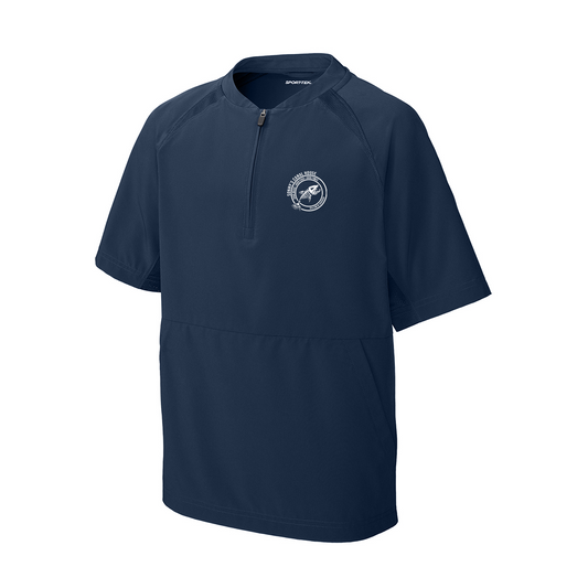 Sport-Tek® Youth Repeat 1/2-Zip Short Sleeve Jacket, Printed