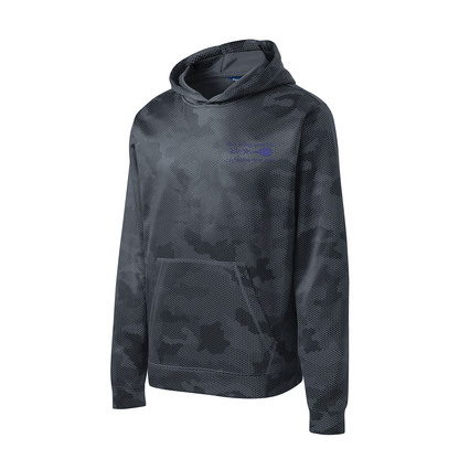Sport-Tek® Youth Sport-Wick® CamoHex Fleece Hooded Pullover