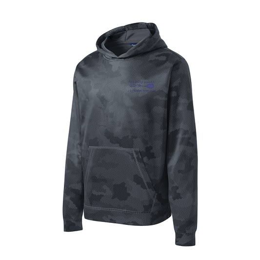 Sport-Tek® Youth Sport-Wick® CamoHex Fleece Hooded Pullover
