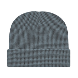 Waffle Knit Cap with Cuff