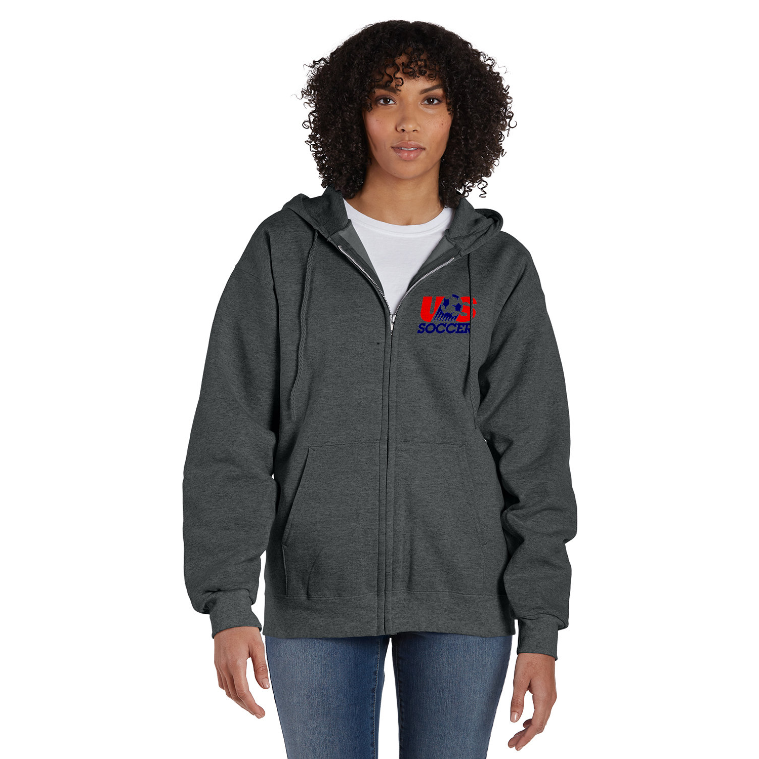 Hanes Adult Ultimate Cotton Full-Zip Hoodie - Business Apparel