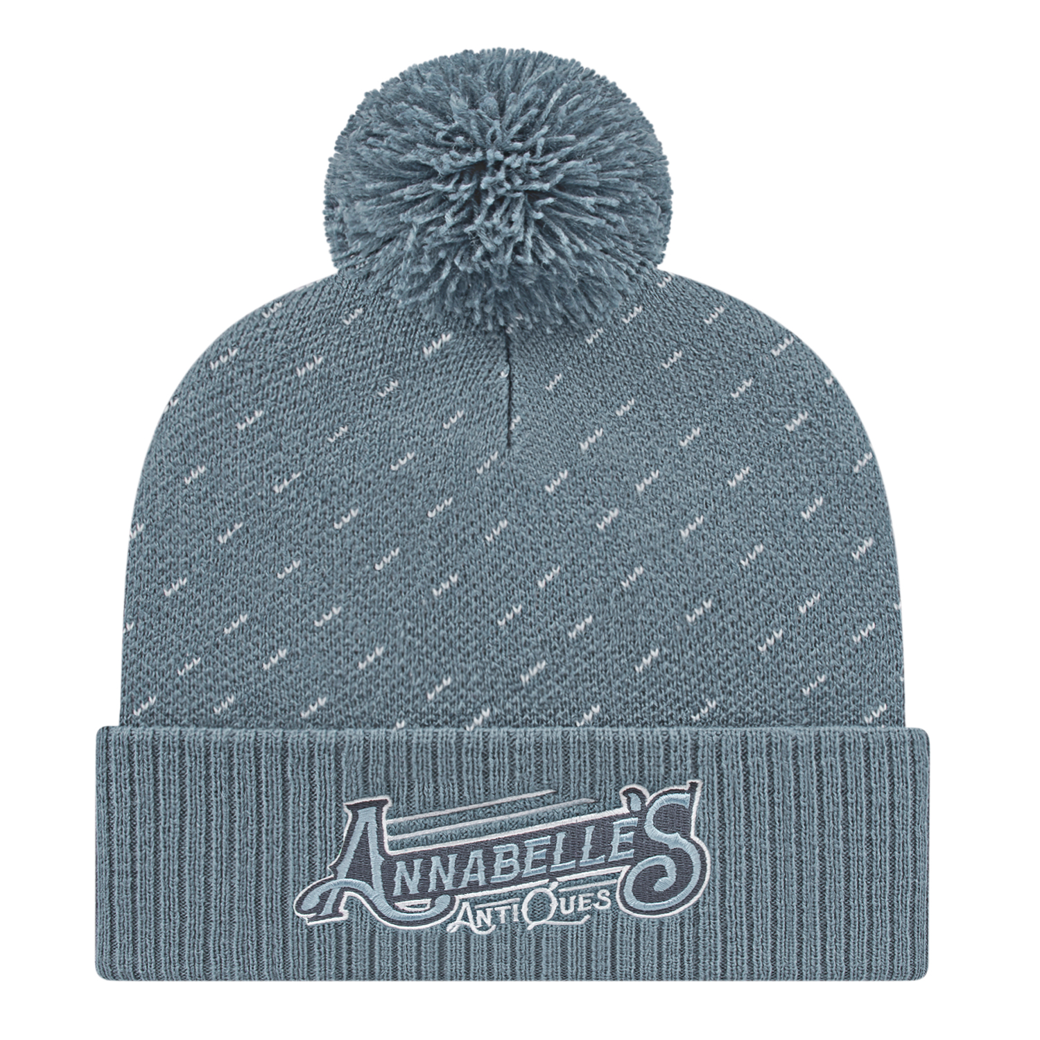 Diagonal Dash Knit Cap with Ribbed Cuff – EZ Corporate Clothing