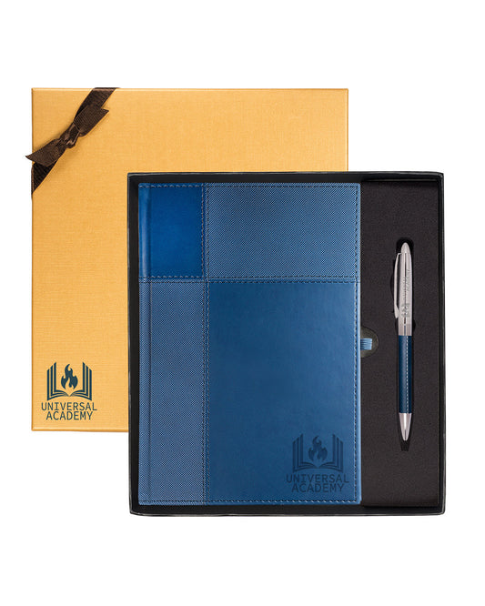 Textured Journal And Pen Gift Set