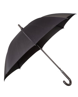 Umbrella With Curved Faux Leather Handle