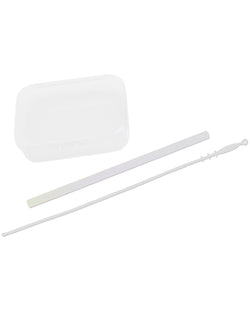 # Silicone Straw Kit With Brush