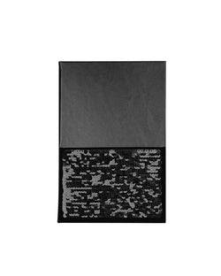 #Hard Cover Sequin Pocket Journal - SP