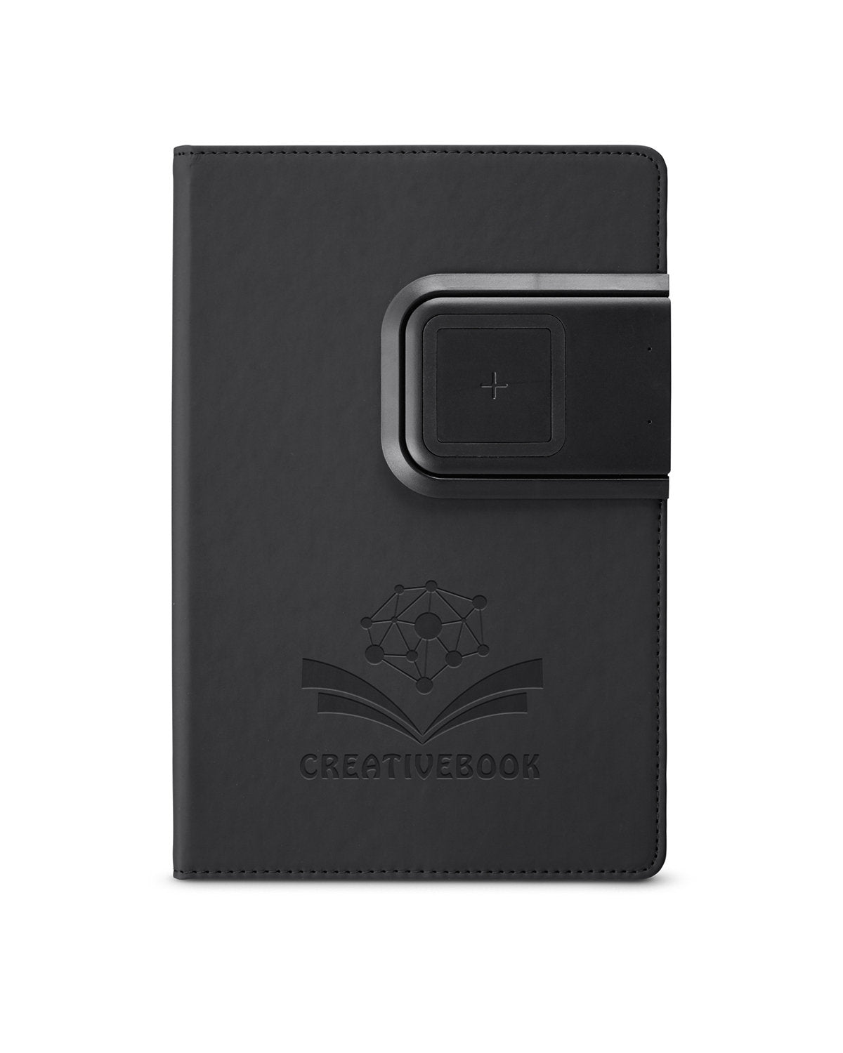 Refillable Journal with Wireless Charging Panel