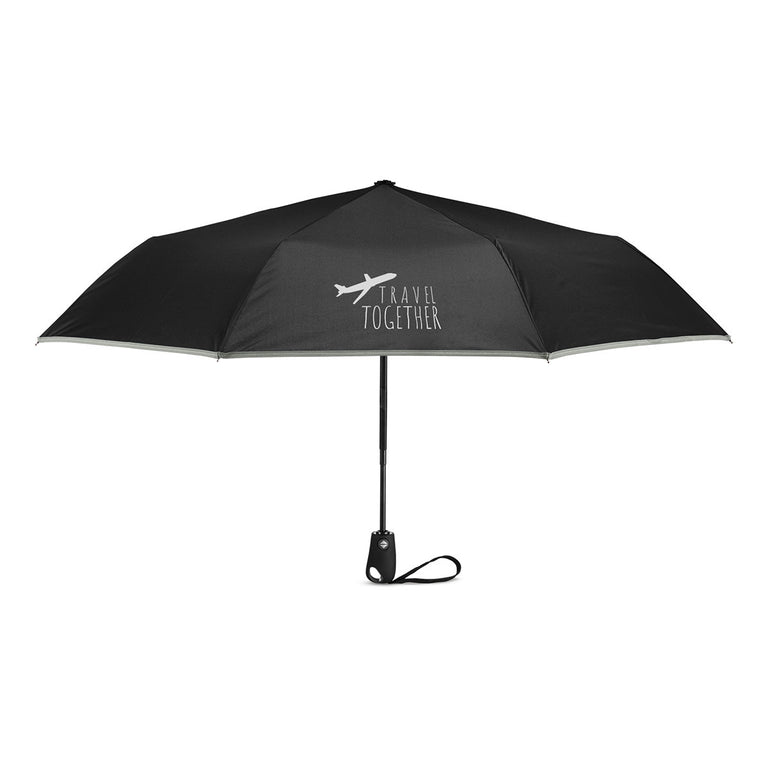 Auto-Open Umbrella With Reflective Trim