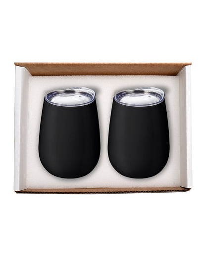 # Duo Vacuum Stemless Wine Tumbler Gift Set