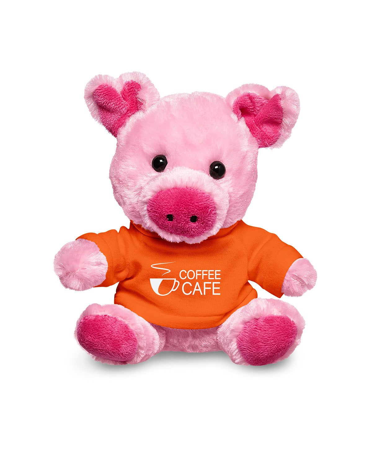7" Plush Pig With T-Shirt