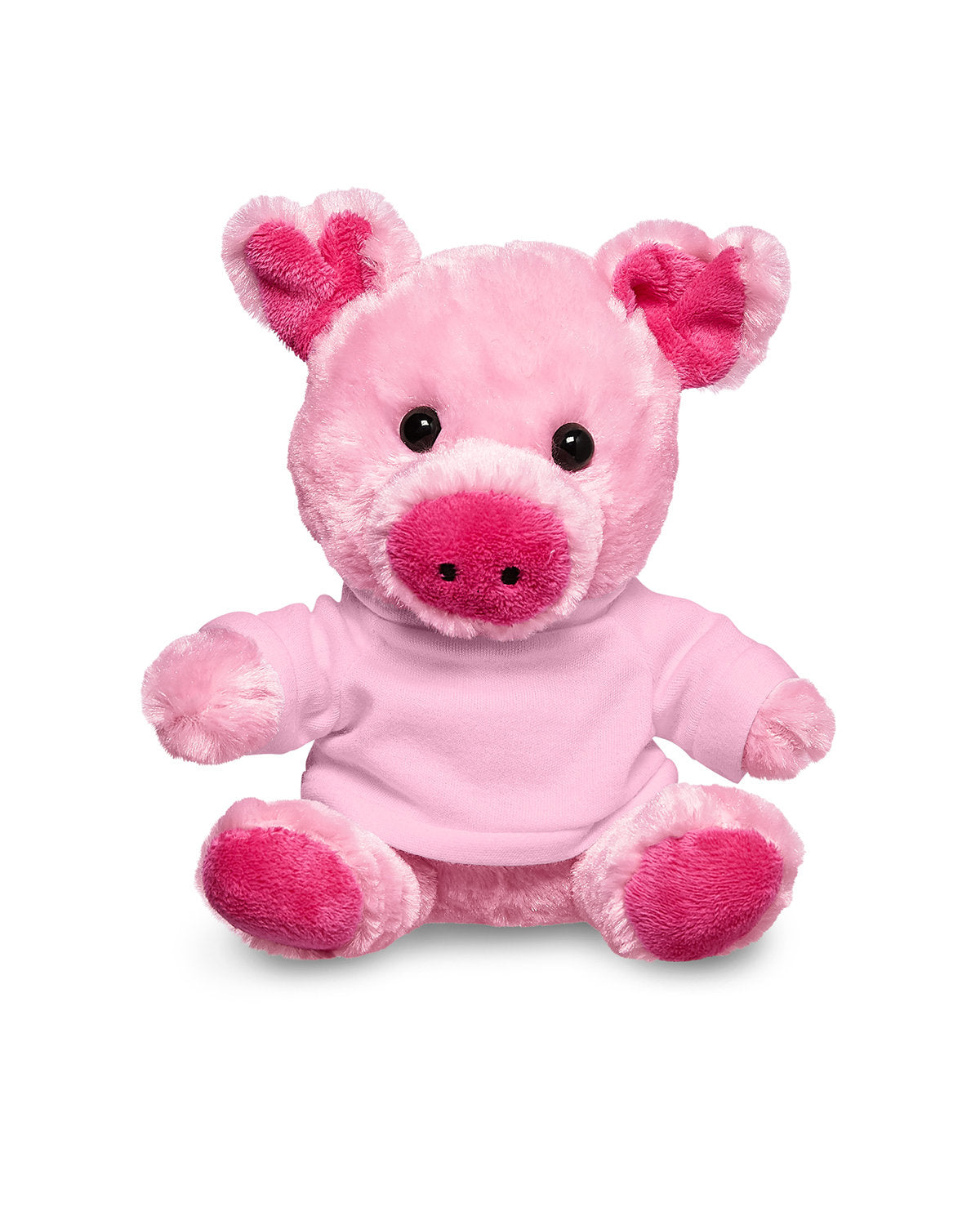 7" Plush Pig With T-Shirt