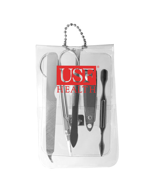 Translucent Five-Piece Manicure Pouch