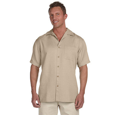 Harriton Mens Bahama Cord Camp Shirt - Corporate Clothing