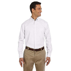 Harriton Mens Long-Sleeve Oxford with Stain-Release - EZ Corporate Clothing
 - 5