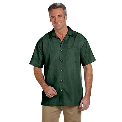 Harriton Mens Barbados Textured Camp Shirt - EZ Corporate Clothing
 - 8